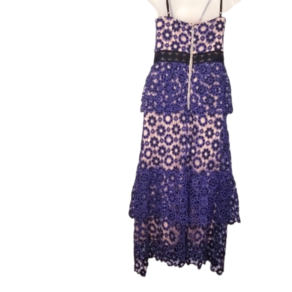 Anthropologie Just Me lace overlay dress size L - Picture 10 of 16